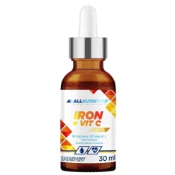 Allnutrition Iron + Vit C, krople, 30 ml