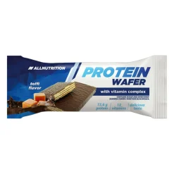 Allnutrition Protein Wafer Bar, smak toffi, 35 g