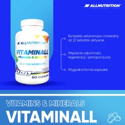 Allnutrition Vitaminall vitamins & minerals, kapsułki, 60 szt.
