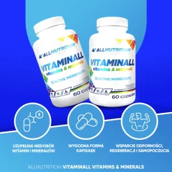 Allnutrition Vitaminall vitamins & minerals, kapsułki, 60 szt.