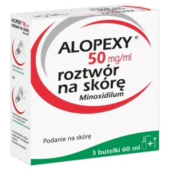 Alopexy, 5 %, roztwór na skórę, 60 ml x 3 butelki PET