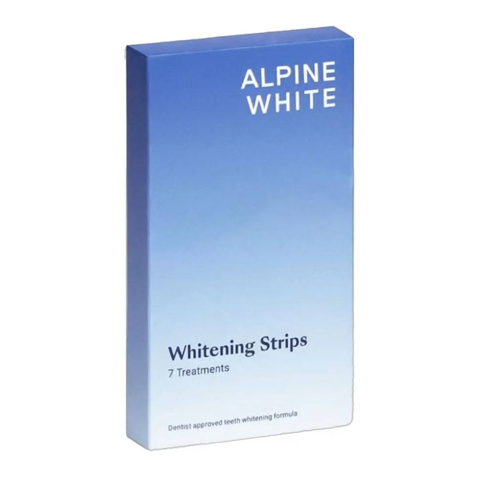 Alpine White, Whitening Strips, paski wybielające zęby, 7 x 2 paski