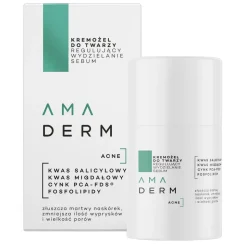 Amaderm Acne, kremożel do twarzy regulujący wydzielanie sebum, 50 ml