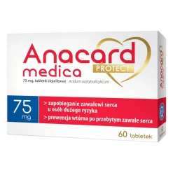 Anacard Medica Protect, 75 mg, tabletki dojelitowe, 60 szt.