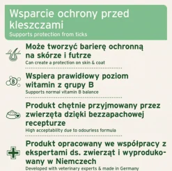 AniForte, Naturalna ochrona przed kleszczami, duże psy, 60 szt
