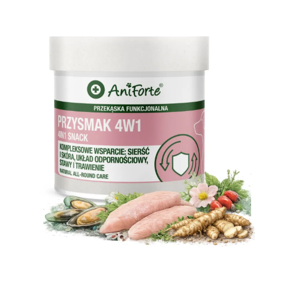 AniForte, przysmak 4w1 dla psów, 50 g