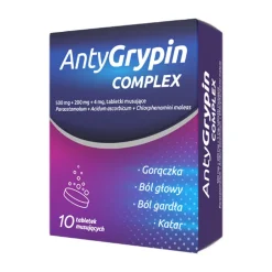 Antygrypin Complex, tabletki musujące, 10 szt.