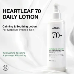 Anua Heartleaf 70 Daily Lotion, lekki balsam do twarzy, 200 ml