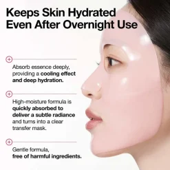 Anua Peach 70 Niacin Brightening Collagen Mask, maseczka kolagenowa, 4 szt.