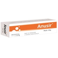 Anusir, maść kojąco-nawilżająca do pielęgnacji skóry okolic odbytu, 30 g