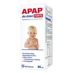 Apap dla dzieci forte, 40 mg/ml, zawiesina doustna, 85 ml