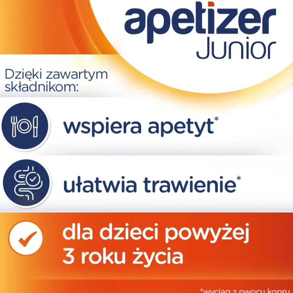 Apetizer Junior, syrop dla dzieci, 100 ml