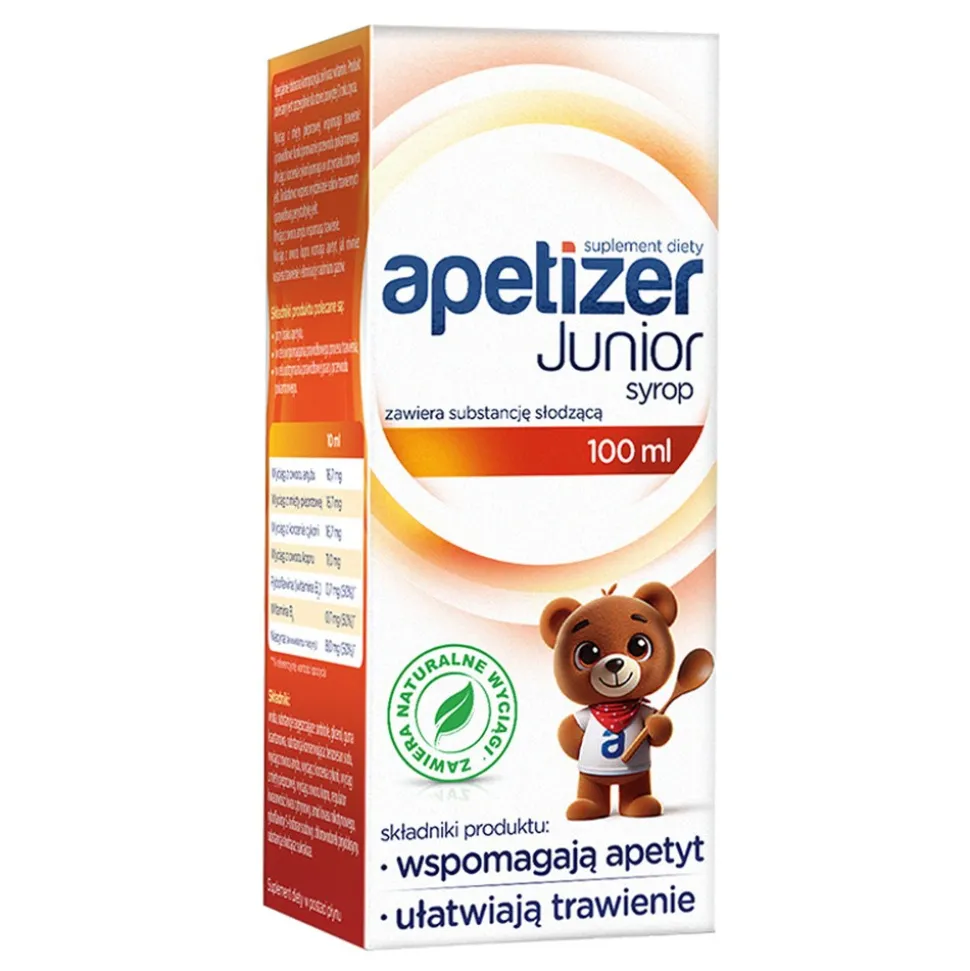 Apetizer Junior, syrop dla dzieci, 100 ml