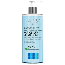 Apis Home TerApis, nawilżający płyn micelarny do demakijażu twarzy i oczy, 500 ml