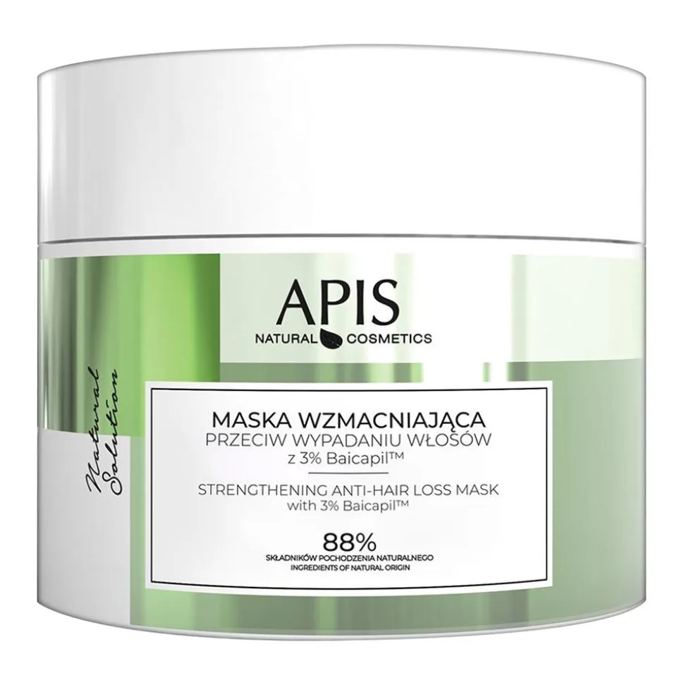 Apis Natural Solution, maska wzmacniająca do włosów, 200 ml