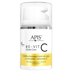 Apis Re-Vit C Home Care, odbudowujący krem na noc z retinolem i witaminą C, 50 ml