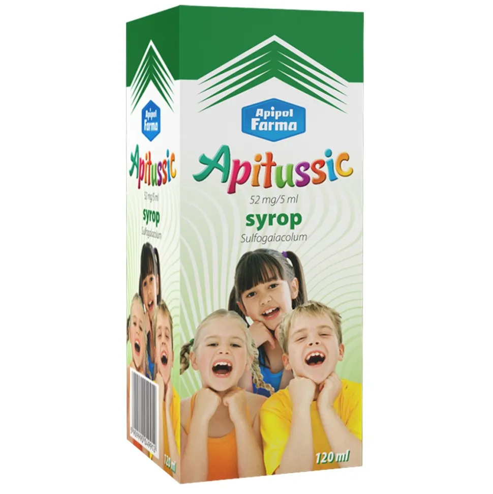 Apitussic, syrop dla dzieci, 120 ml
