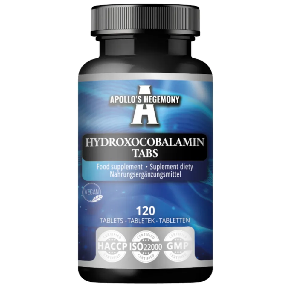 Apollo's Hegemony Hydroxocobalamin Tabs, tabletki, 120 szt.