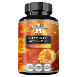 Apollo's Hegemony Vitamin D3 with K2MK7, kapsułki, 120 szt.