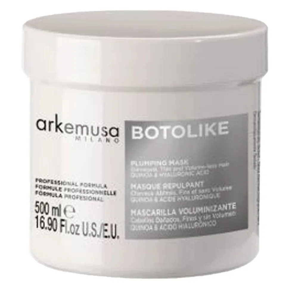 Arkemusa Milano Botolike Plumping, maska do włosów zniszczonych, cienkich i bez objętości, 500 ml