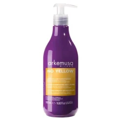 Arkemusa Milano No Yellow Anti-Yellow, odżywka do włosów blond, rozjaśnionych i siwych, 500 ml
