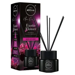 Aroma Home, Black Series Exotic Flower, patyczki zapachowe, 100 ml