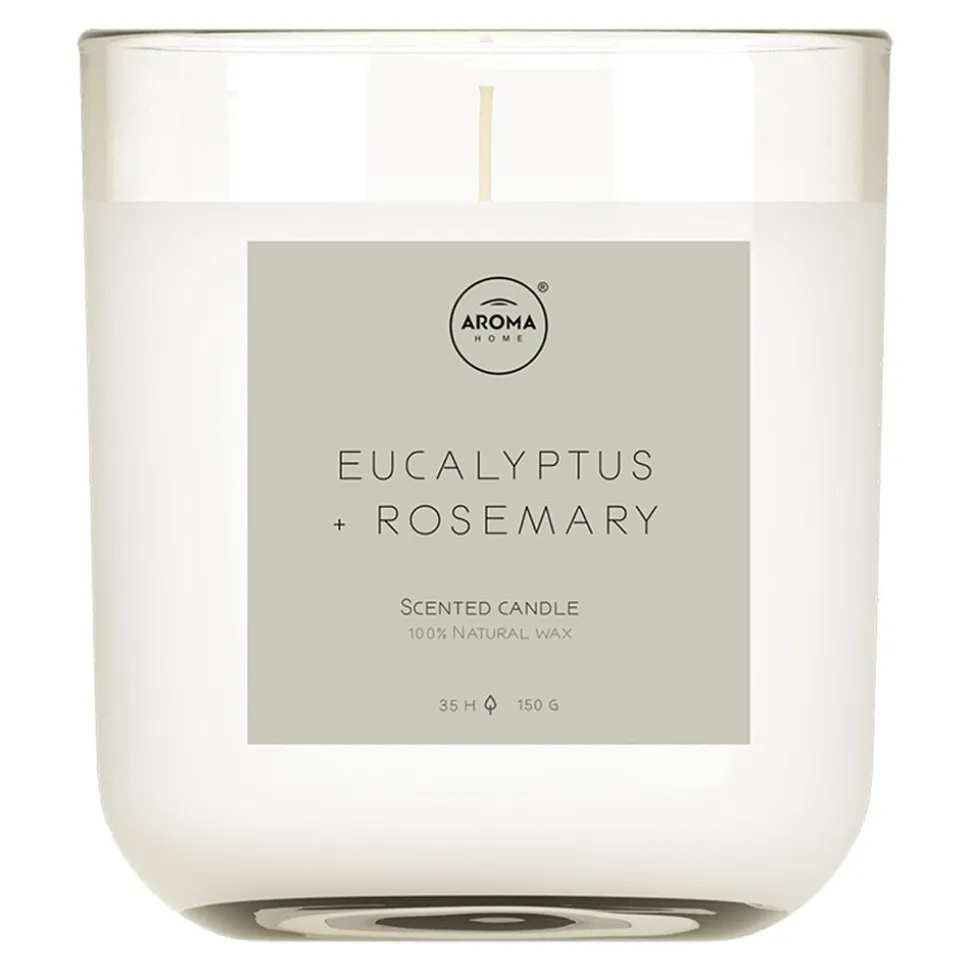 Aroma Home, Simplicity Eukaliptus & Rozmaryn, świeca, 150 g