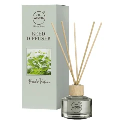 Aroma Home, Woody Series Bazylia i Werbena, patyczki zapachowe, 50 ml