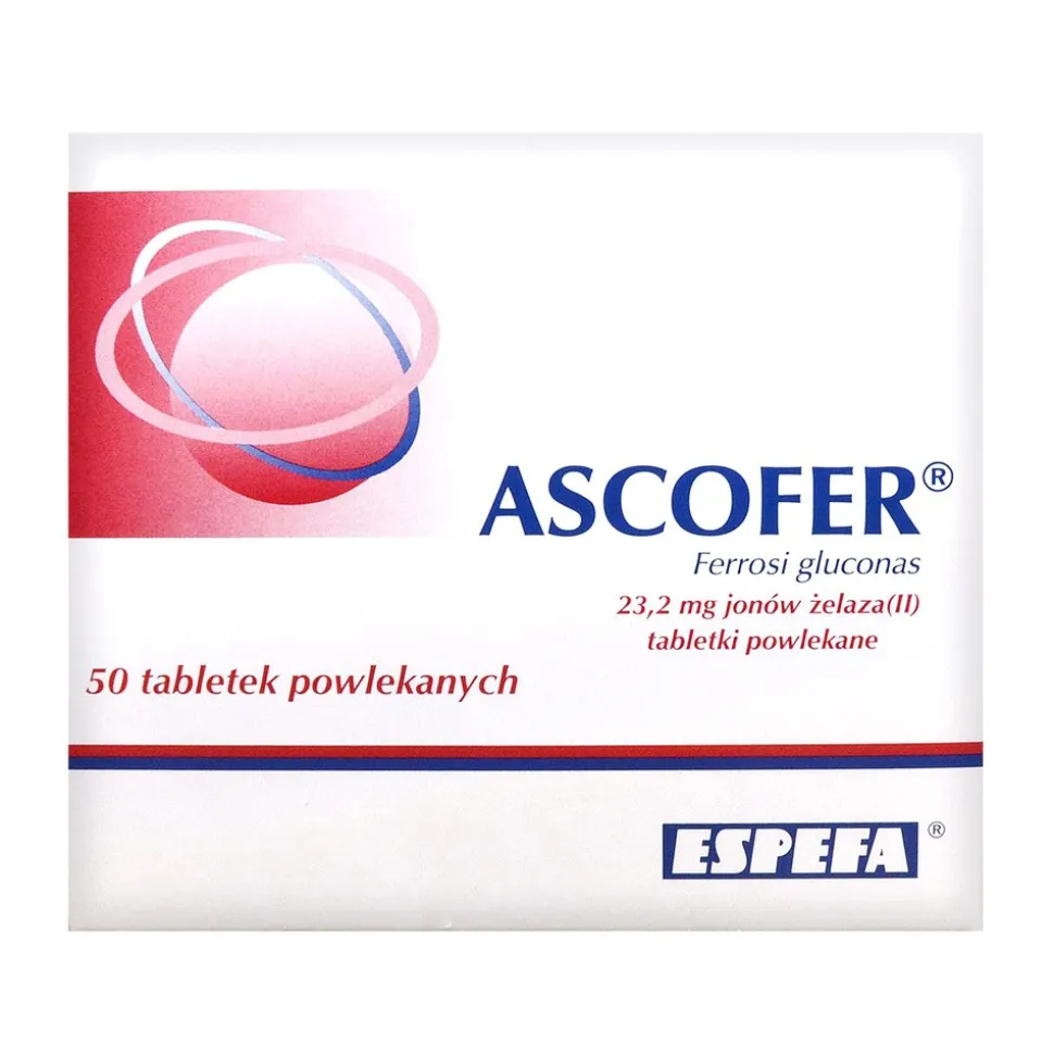 Ascofer, tabletki powlekane, 50 szt.