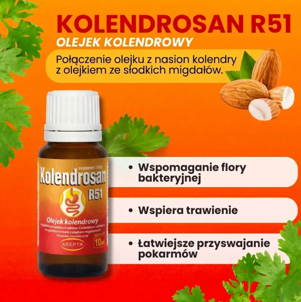 Asepta Kolendrosan R51, krople, 10 ml