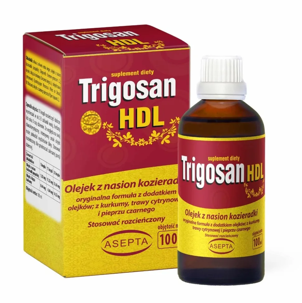 Asepta Trigosan HDL, krople, 100 ml