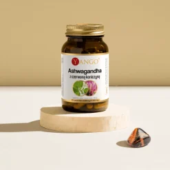 Ashwagandha z czerwoną koniczyną, kapsułki, 90 szt.