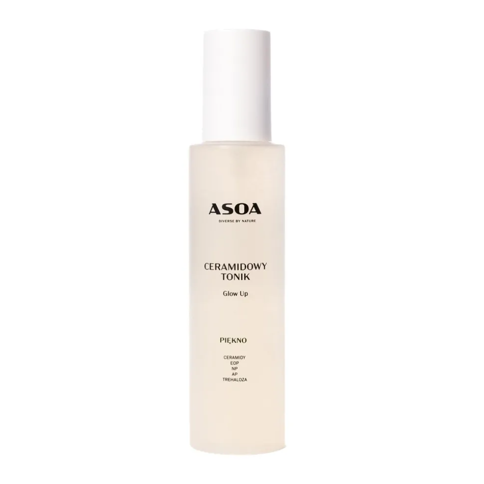 Asoa, tonik ceramidowy Glow Up, 150 ml