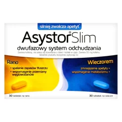Asystor Slim, tabletki, 60 szt. (30 szt. na rano + 30 szt. na wieczór)