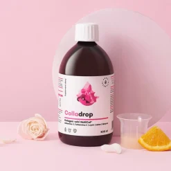Aura Herbals Colladrop - kolagen rybi + witamina C, płyn, 500 ml