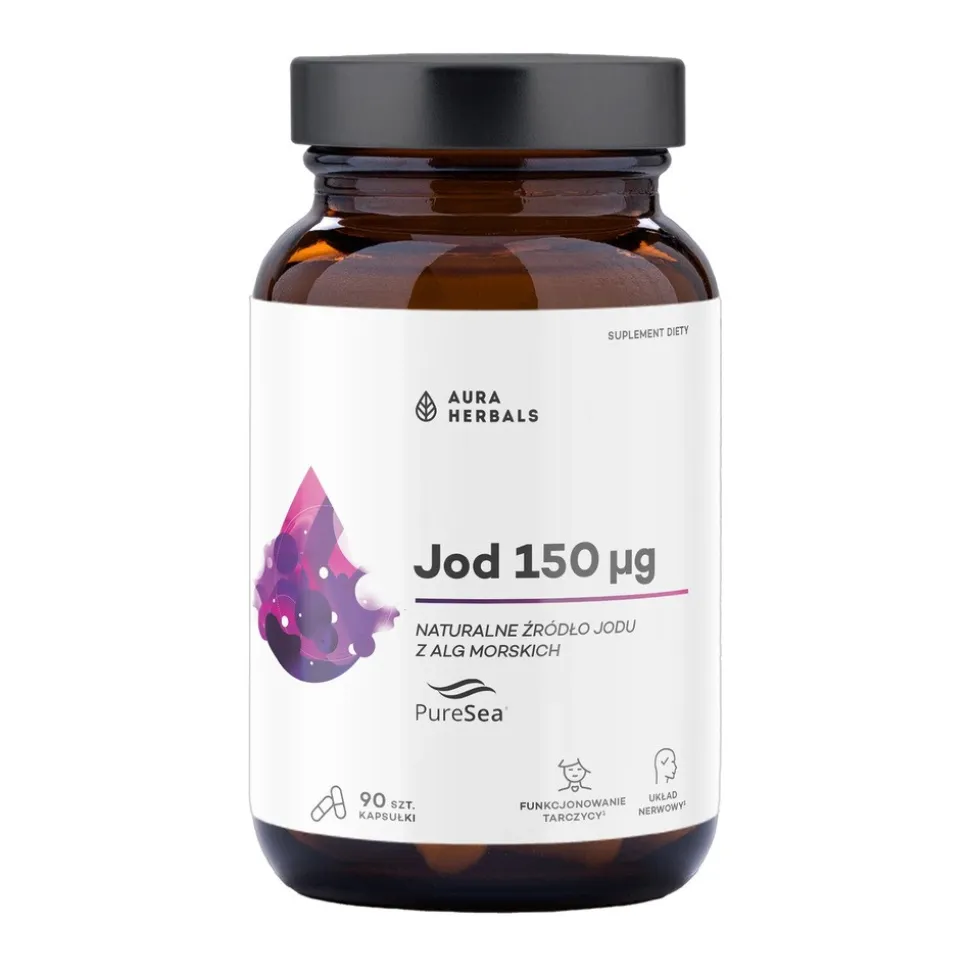 Aura Herbals Jod 150 mcg, kapsułki, 90 szt.