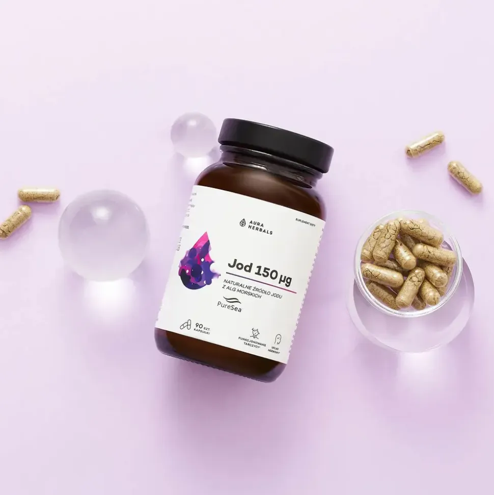 Aura Herbals Jod 150 mcg, kapsułki, 90 szt.