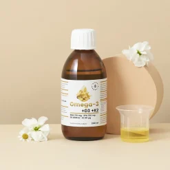 Aura Herbals Omega-3 + D3 + K2, płyn, 200 ml