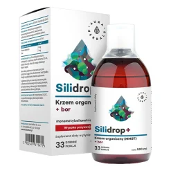Aura Herbals Silidrop + bor, krople, 500 ml