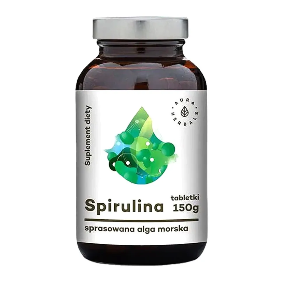 Aura Herbals Spirulina, tabletki, 600 szt.