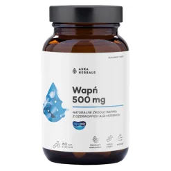 Aura Herbals Wapń 500 mg, kapsułki, 60 szt.