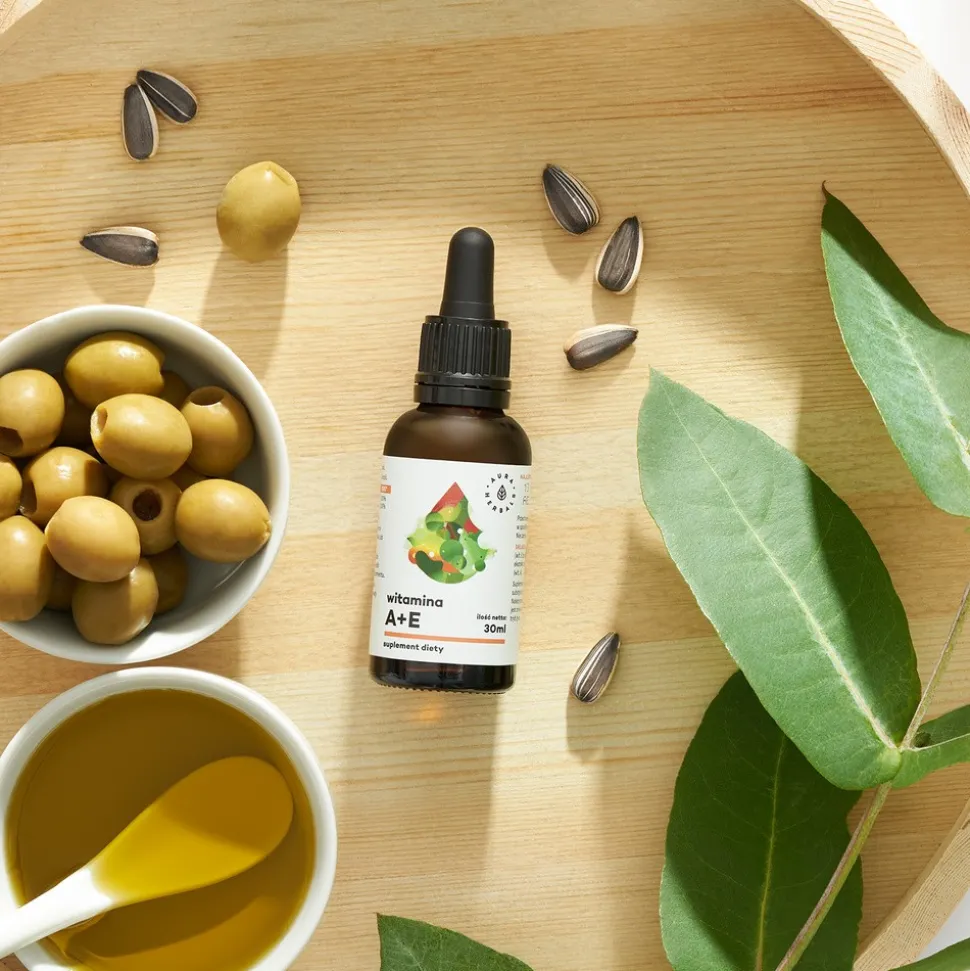 Aura Herbals Witamina A+E, krople, 30 ml