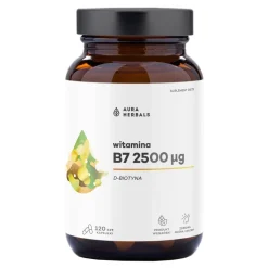 Aura Herbals Witamina B7 2500 mcg, kapsułki, 120 szt.