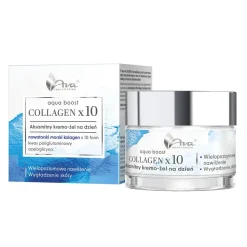 AVA Aqua Boost Collagen, aksamitny kremo-żel, na dzień, 50 ml