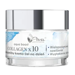 AVA Aqua Boost Collagen, aksamitny kremo-żel, na dzień, 50 ml