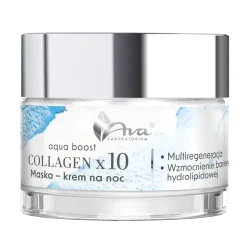 AVA Aqua Boost Collagen, maska-krem na noc, 50 ml