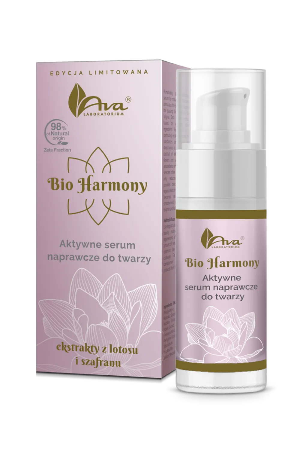 AVA Bio Harmony, aktywne serum naprawcze do twarzy, 30 ml