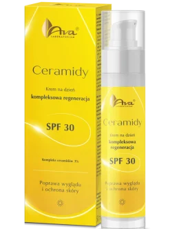 AVA Ceramidy, krem na dzień, kompleksowa regeneracja SPF 30, 50 ml