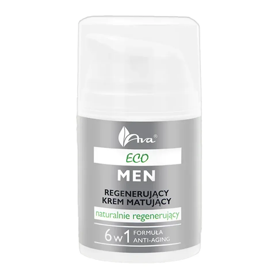 AVA Eco Men, krem matująco-regenerujący, 50 ml