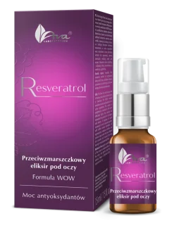 Ava Resveratrol, przeciwzmarszczkowy eliksir pod oczy, 15 ml